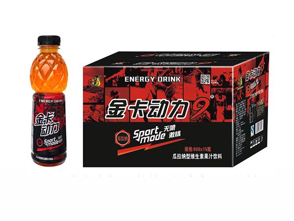 金卡動(dòng)力9瓜拉納型維生素果汁飲料 600mlx15瓶